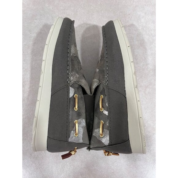 Sperry Womens Moccasin-Style Camo Boat Shoes With Faux Fur‎ Lining Size 7.5 - Picture 9 of 11